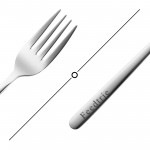 Feedtrie 12 pcs Stainless Steel Fork – High Quality and Durable – Ergonomic Design with Smooth Polished Surface – Dishwasher Safe for Easy Cleaning – Ideal for Dining, Cooking, and Serving in Any Kitchen